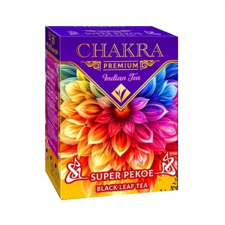 Чакра черный Super Pekoe 200 г 42 шт/уп