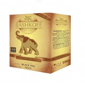 Чай черный Башков BASHKOFF TEA Aurum Limited Edition PEKOE 100 г 48 шт/уп