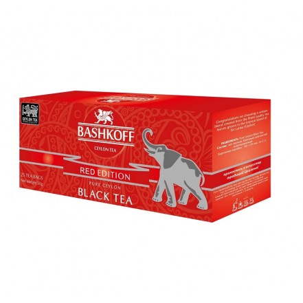 Чай черный Башков BASHKOFF TEA Red Edition 25 пак 48 шт/уп