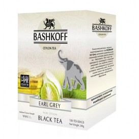 Чай черный Башков BASHKOFF TEA Eаrl Grey Edition 100 пак 18 шт/уп