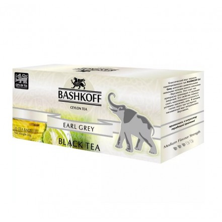 Чай черный Башков BASHKOFF TEA Eаrl Grey Edition 25 пак 48 шт/уп