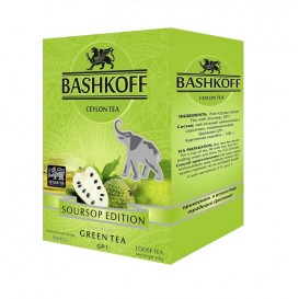 Чай зеленый Башков BASHKOFF TEA Soursop Edition GP1 100 г 48 шт/уп