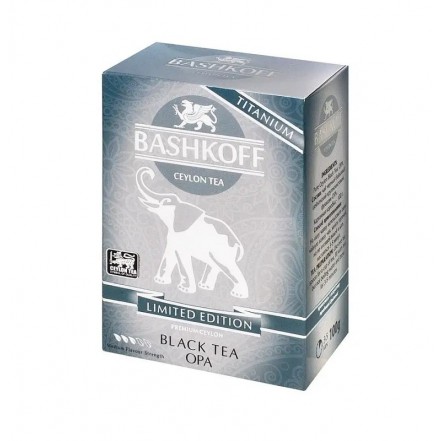 Чай черный Башков BASHKOFF TEA Titanium Limited Edition OPA 100 г 48 шт/уп
