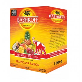 Чай черный Башков BASHKOFF TEA Tropikana Pasion - Aroma Edition FBOP 100 г 48 шт/уп