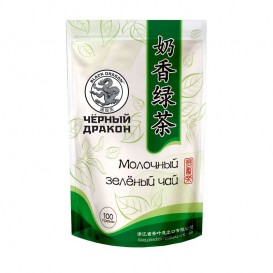Чай зеленый Черный дракон Молочный 100 г м/у GM535 25 шт/уп
