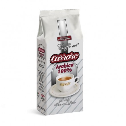 Кофе зерновой Карраро Арабика 100 % 500 г 12 шт/уп
