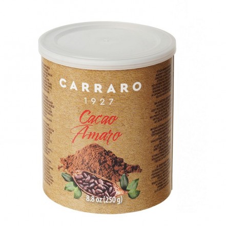 Какао растворимый Карраро Amaro 250 г ж/б 20 шт/уп