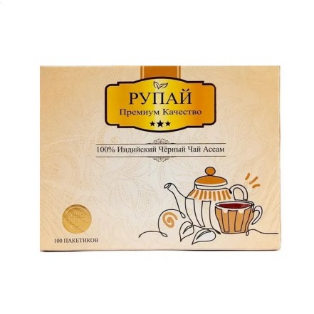 Чай черный Рупай 100 пак 24 шт/уп