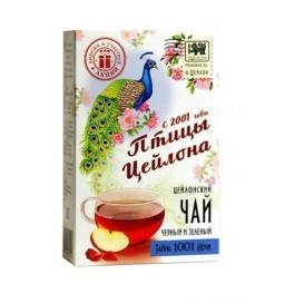 Чай черный Птицы Цейлона Тайна 1001 ночи  Шри-Ланка 75 г 24 шт/уп