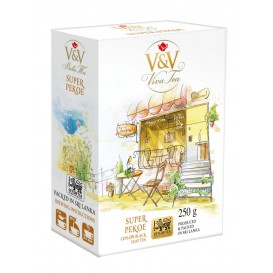 Чай черный V&V Супер Пеко 250 г 24 шт/уп
